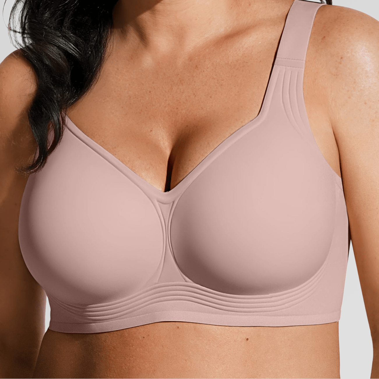 Wireless Full Coverage JellyWire Bra - for Pink - Available at Bella Bra