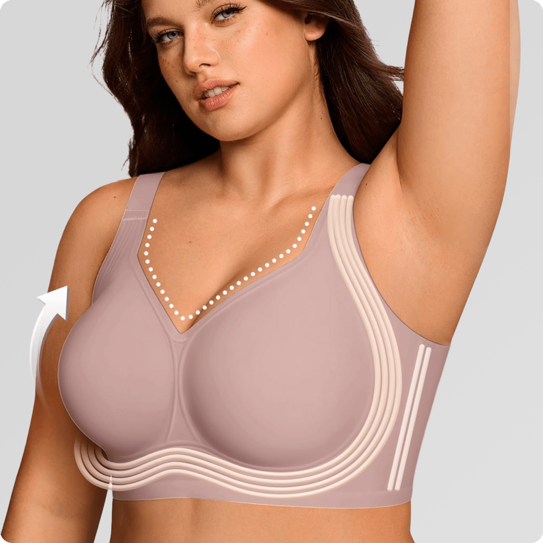 Wireless Full Coverage JellyWire Bra - for Pink - Available at Bella Bra