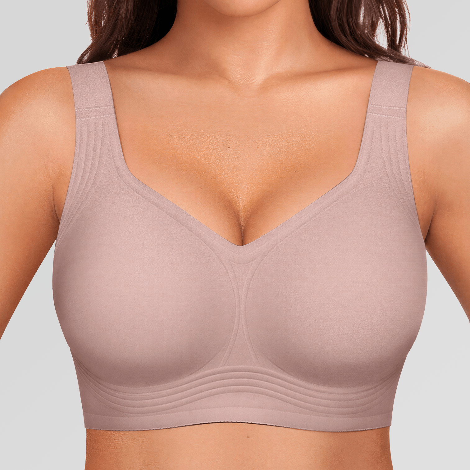 Wireless Full Coverage JellyWire Bra - for Pink - Available at Bella Bra