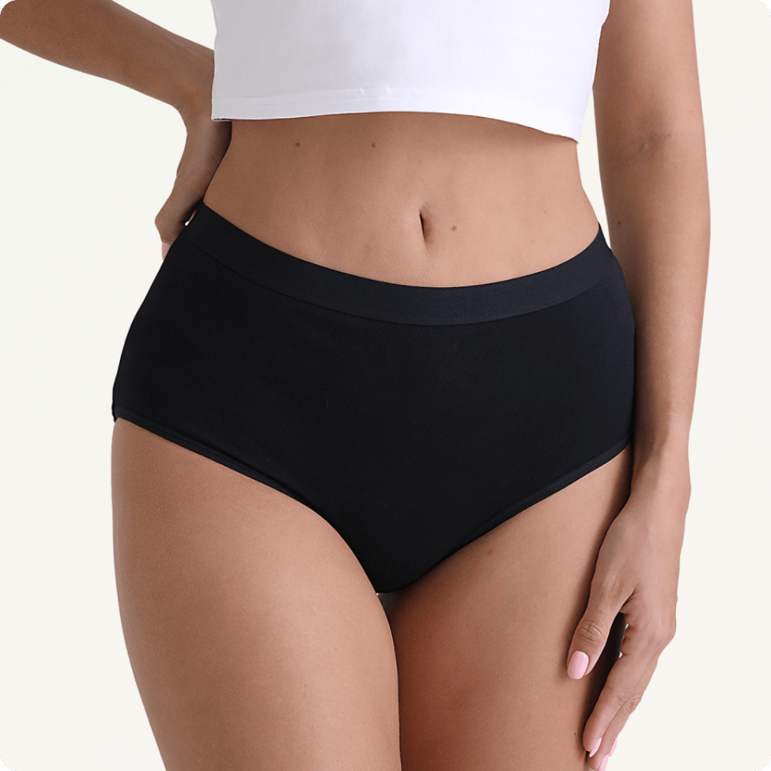 Women's High Waisted Cotton Underwear – Breathable Brief with Tummy Control Bundle - for Black - Available at Bella Bra